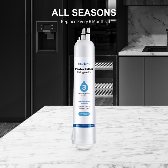 Filter Pro 3 Replacement Refrigerator Water Filter for EDR3-RXD1 4396841 4396710 - Picture 8 of 9